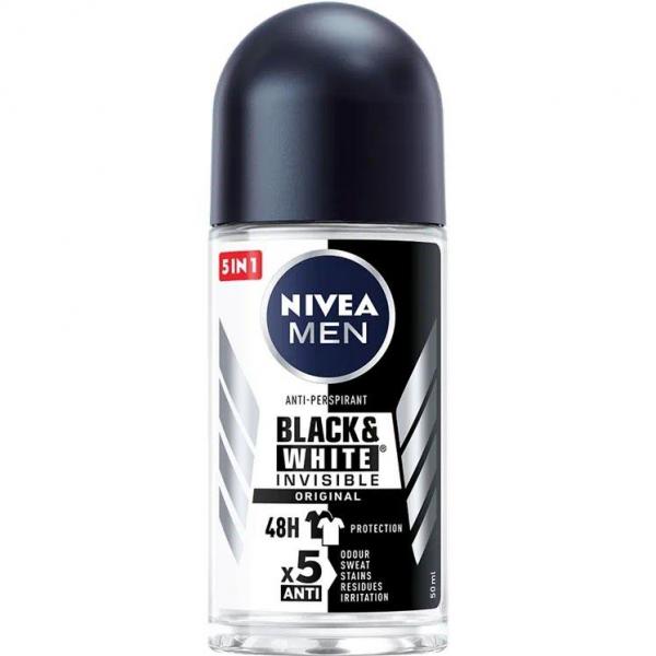 Nivea Men roll-on Invisible Black&White Original 50ml
