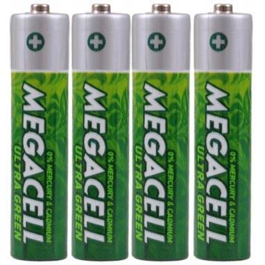 Megacell baterie AA R6, 4 sztuki folia
