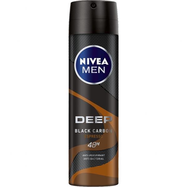 Nivea Men dezodorant Deep Black Carbon Espresso 150ml

