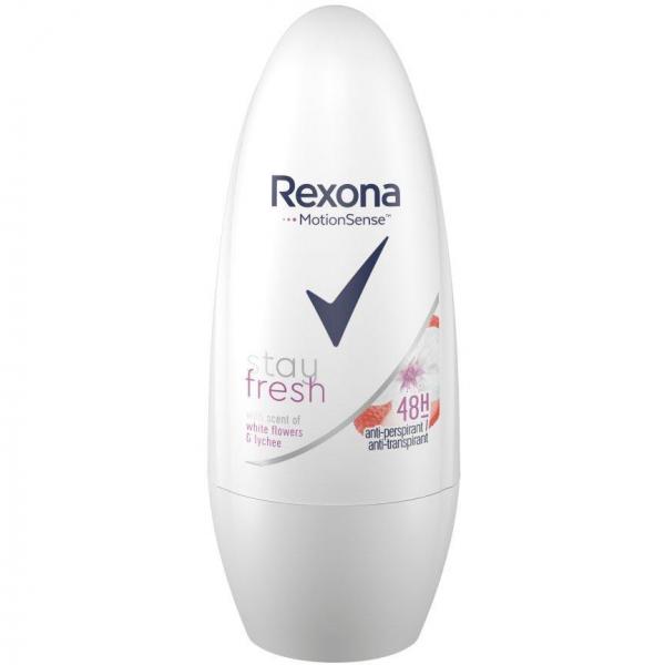 Rexona roll-on damski Stay Fresh White Flower & Lychee 50ml
