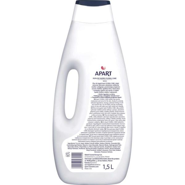 Apart płyn do kąpieli Floral Care 1.5L Róża