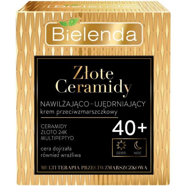 Bielenda Złote Ceramidy 40+ krem do twarzy nawilżająco-ujędrniający 50ml
