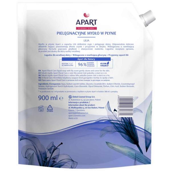 Apart mydło w płynie Lilia 900ml zapas