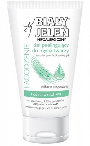 Biały jeleń hipoalergiczny żel peelingujący do twarzy 150ml