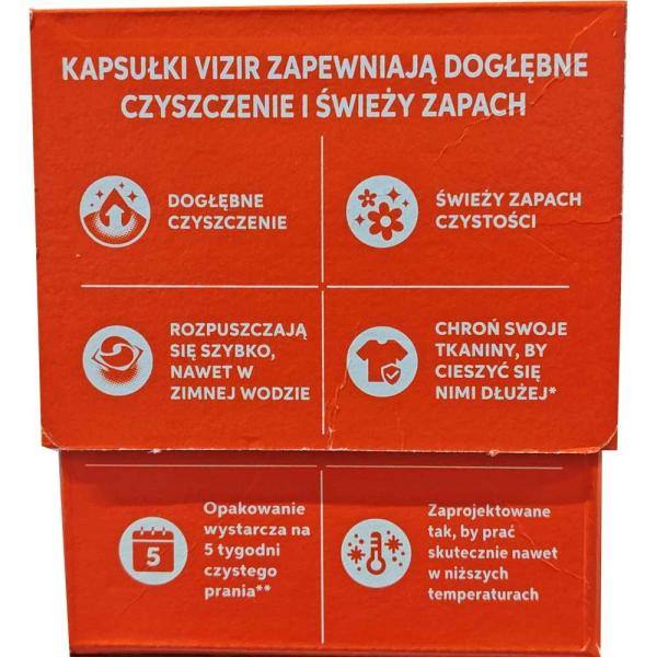 Vizir kapsułki do prania 19szt. Alpine Fresh