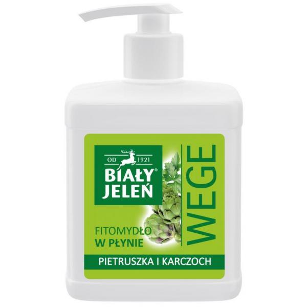 Biały Jeleń WEGE mydło w płynie 500ml Pietruszka i Karczoch
