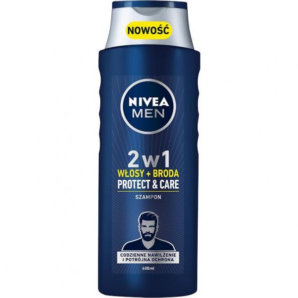 Nivea MEN szampon do włosów 400ml Protect & Care
