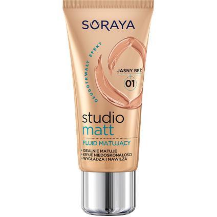 Soraya Studio Matt podkład matujący 01 JASNY BEŻ
