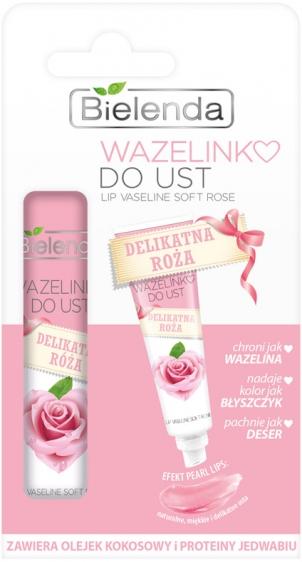 Bielenda wazelinka do ust delikatna róża 10g