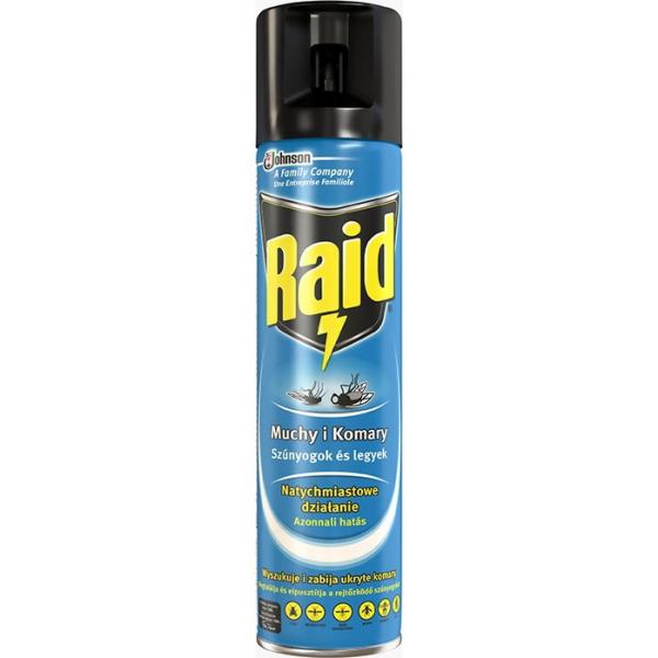 Raid aerozol przeciw owadom latającym 400ml spray