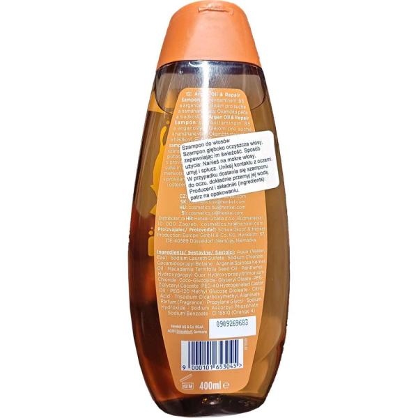Schauma Argan Oil & Repair szampon 400ml