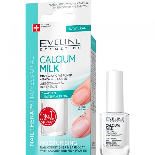 Eveline Nail odżywka-opatrunek do paznokci Calcium Milk 12ml
