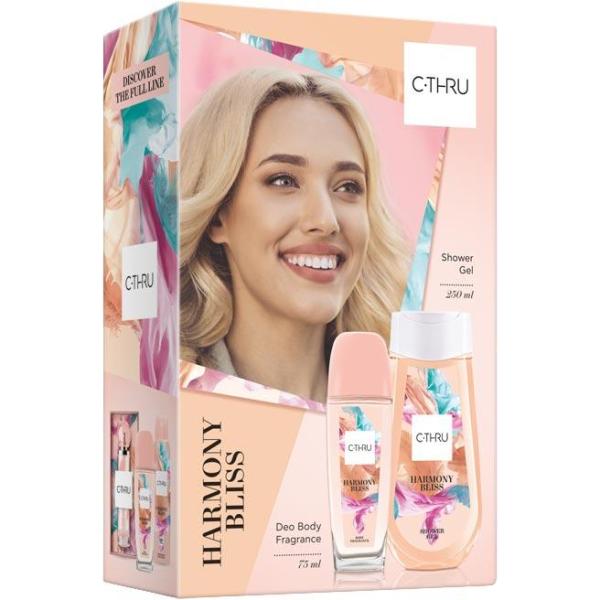 C-THRU zestaw Harmony Bliss dezodorant perfumowany 75ml + żel pod prysznic 250ml