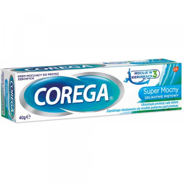 Corega Super Mocny krem mocujący do protez zębowych 40g