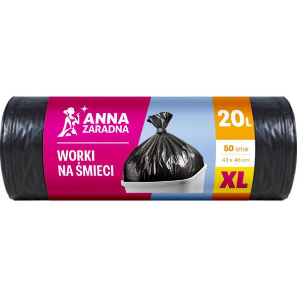 Anna Zaradna worki HDPE 20L/50szt. XL