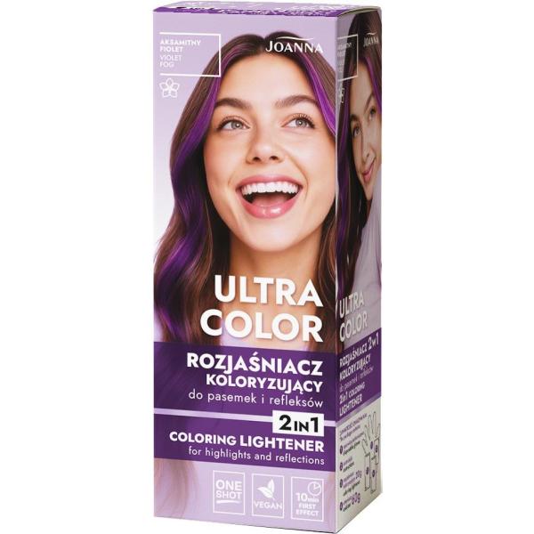Joanna Ultra Color rozjaśniacz koloryzujący Aksamitny Fiolet 
