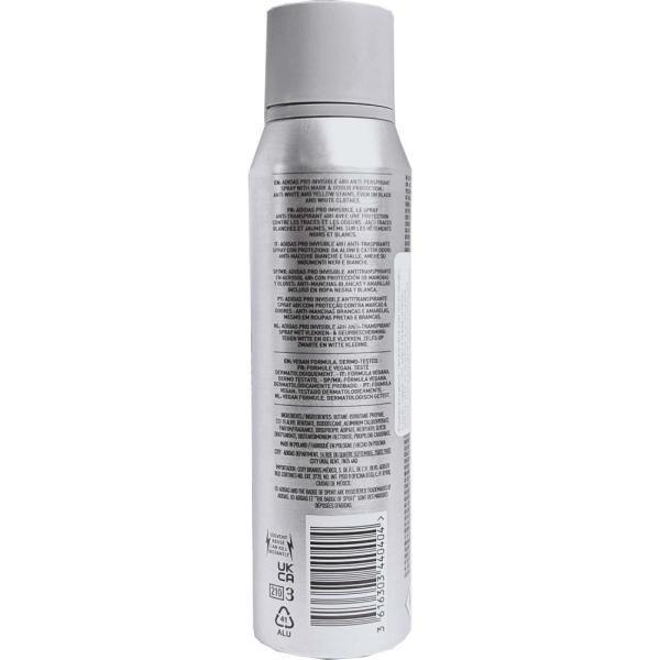 Adidas dezodorant antyperspirant MEN Pro Invisible 150ml