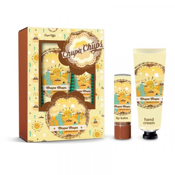 Bi-es zestaw dziecięcy Chupa Chups Chocolate (pomadka+krem do rąk)