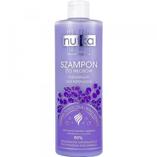 Nutka szampon 400ml (włosy naturalne i po koloryzacji) Czarna Porzeczka i Białe Kwiaty