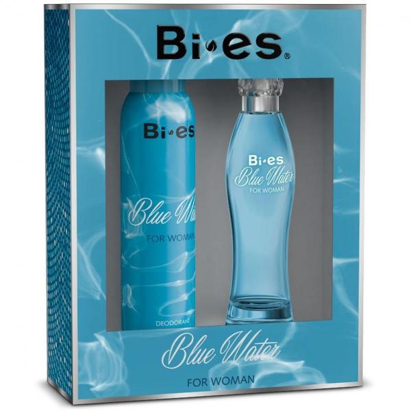 Bi-es Zestaw Blue Water Woda toaletowa 100ml + Dezodorant 150ml
