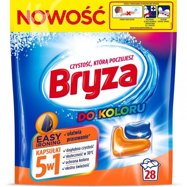 Bryza kapsułki do prania 28 sztuk Easy Ironing Kolor