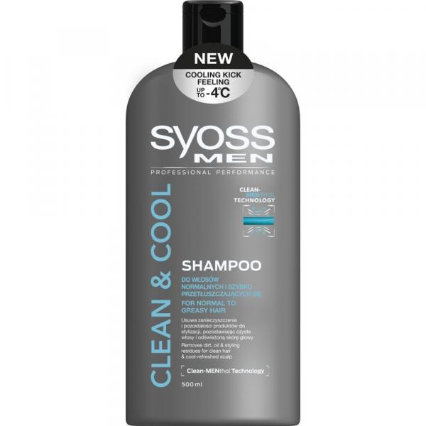 Syoss szampon do włosów 500ml MEN Clean & Cool
