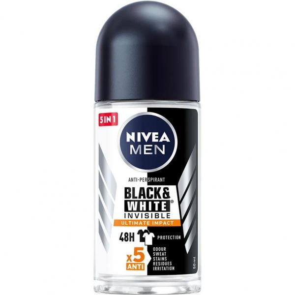 Nivea Men roll-on męski Invisible Black & White Ultimate Impact 50ml