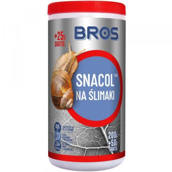 Bros Snacol 3GB preparat na ślimaki 200 + 50g
