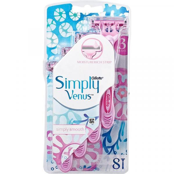 Gilette Simply Venus maszynki do golenia 8 sztuk
