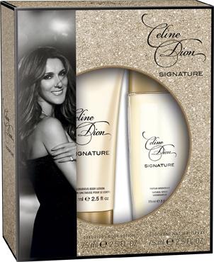 Celine Dion zestaw Signature balsam do ciała + dezodorant perfumowany