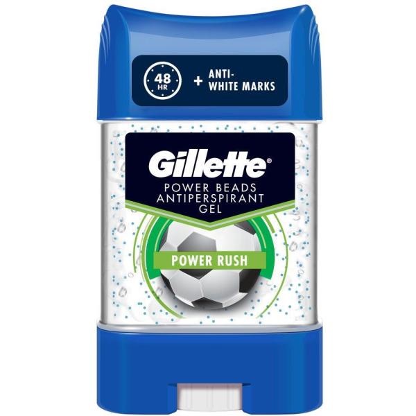 Gillette clear gel Power Rush z mikrogranulkami 70ml