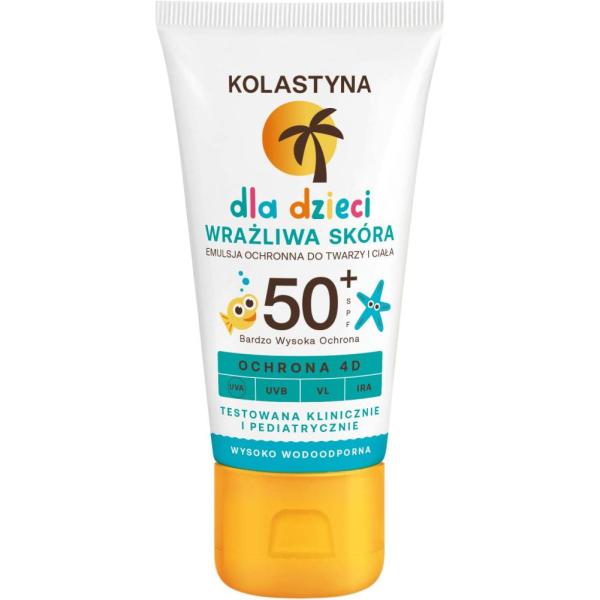 Kolastyna Opalanie emulsja do opalania dla dzieci SPF50 50ml 