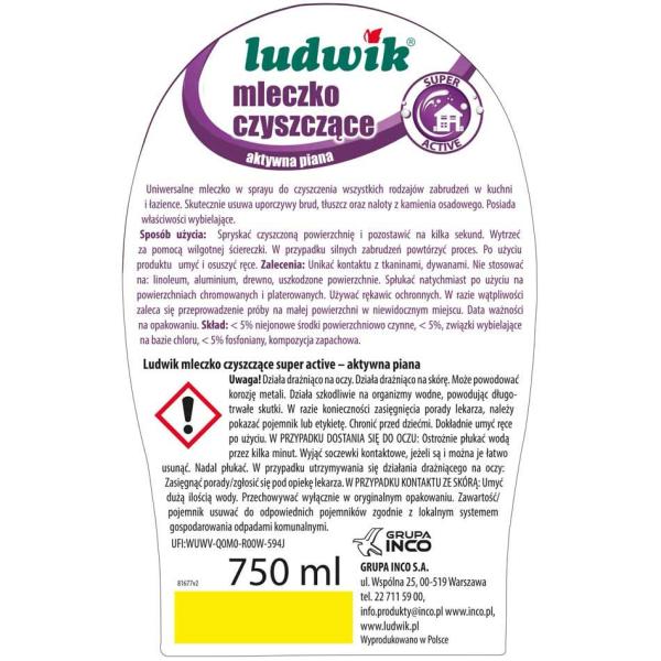 Ludwik Super Active mleczko spray 750ml