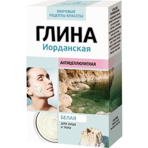 Fitokosmetik Glinka Jordańska biała do twarzy i ciała 100g