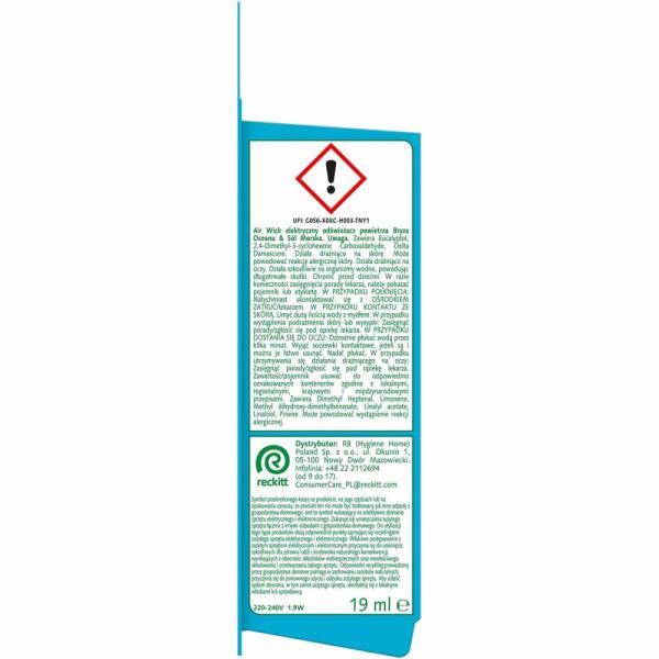 Air Wick elektryczny urządzenie Bryza Oceanu & Sól Morska