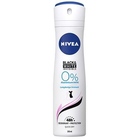 Nivea dezodorant Invisible 0% Aluminium 150ml
