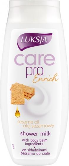 Luksja Care Pro olej sezamowy mleczko pod prysznic 250ml