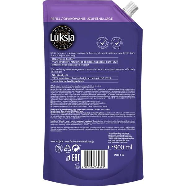 Luksja mydło w płynie Aroma Deeply zapas lawenda 900ml
