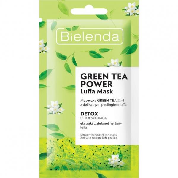 Bielenda Green Tea Power maseczka do twarzy 2w1 8g detoksykująca