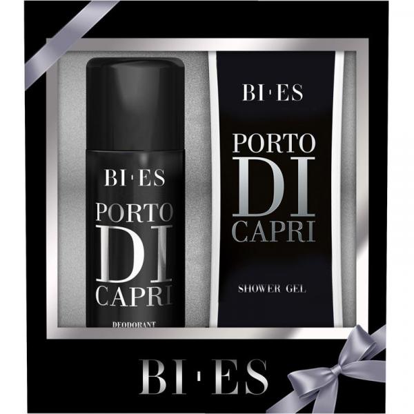 Bi-es zestaw męski Porto Di Capri(dezodorant+żel pod prysznic)