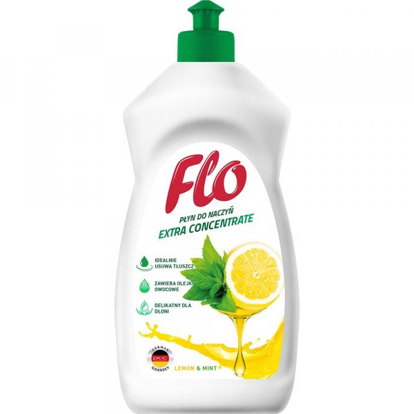 FLO Płyn do mycia naczyń 500ml Lemon & Mint