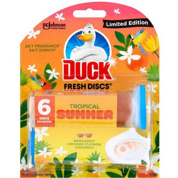 Duck Fresh Discs żelowy krążek Tropical Summer 6szt.

