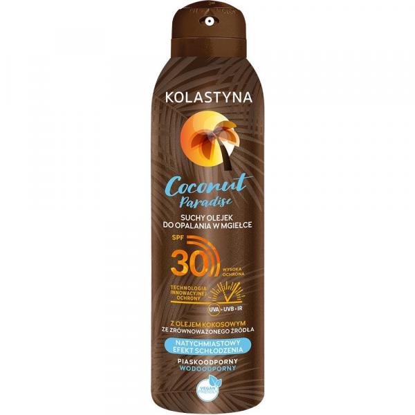 Kolastyna Coconut Paradise suchy olejek do opalania SPF30 150ml
