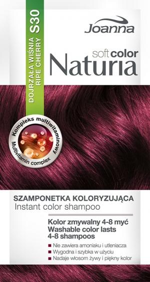 Joanna Naturia Soft Color S30 dojrzała wiśnia szamponetka koloryzująca