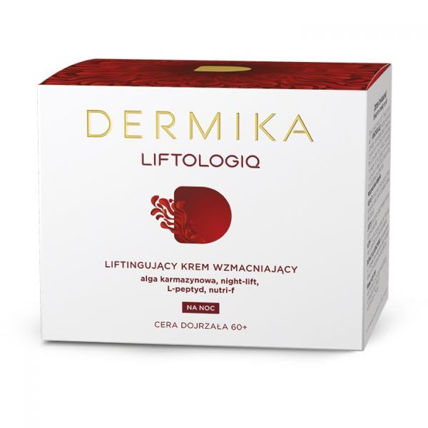Dermika LiftoLOGIQ 60+ liftingujący krem wzmacniający na noc 50ml