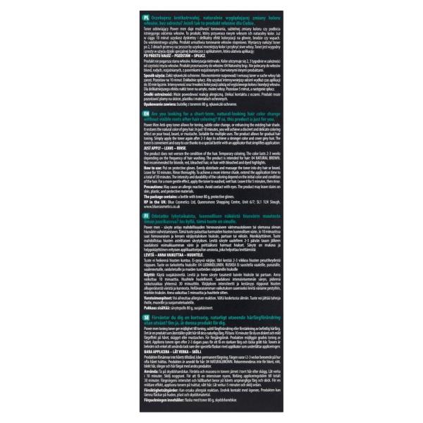 Joanna Power MEN toner odsiwiający 80g 04 Natural Brown
