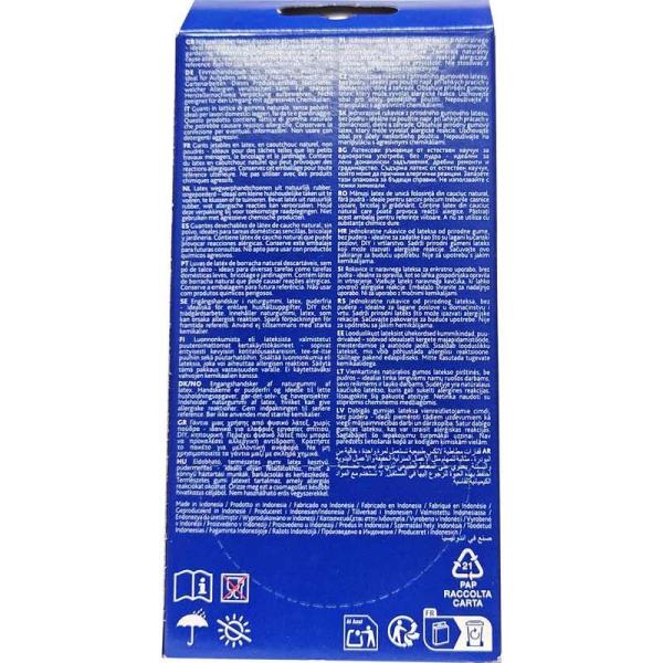 Vileda Natural Latex rękawice lateksowe S/M 10 sztuk