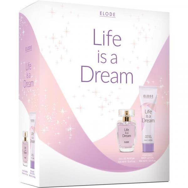 Elode Life Is a Dream zestaw damski woda toaletowa 100ml + balsam do ciała 100ml
