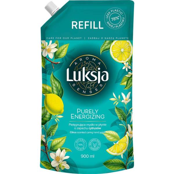 Luksja mydło w płynie Aroma Purely zapas cytrusy 900ml