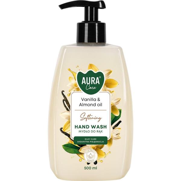 Bispol Aura mydło w płynie 500ml Wanilia i Olejek Migdałowy (AHW-004-003) 